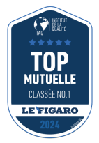 Top mutuelle classée numéro 1 par le Figaro en 2024 (Institut de la qualité)