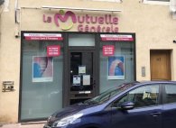 Vue extérieure de l’agence de La Mutuelle Générale d'AUXERRE, du département de l'Yonne