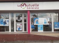 Vue extérieure de l’agence de La Mutuelle Générale de POINTE A PITRE, ville située sur l'île de Grande-Terre, en Guadeloupe