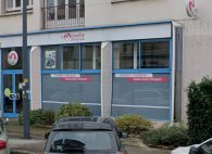 Vue extérieure de l’agence de La Mutuelle Générale de LONS LE SAUNIER, chef-lieu du département du Jura en Bourgogne-Franche-Comté