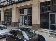 Vue extérieure de l’agence de La Mutuelle Générale de NANCY, ville en bord de rivière située dans la région du Grand Est, au nord-est de la France