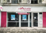 Vue extérieure de l’agence de La Mutuelle Générale de PARIS 75013, Dans le 13e arrondissement