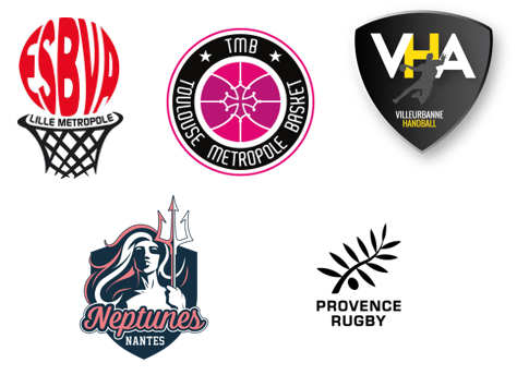 Logos sponsoring sportif